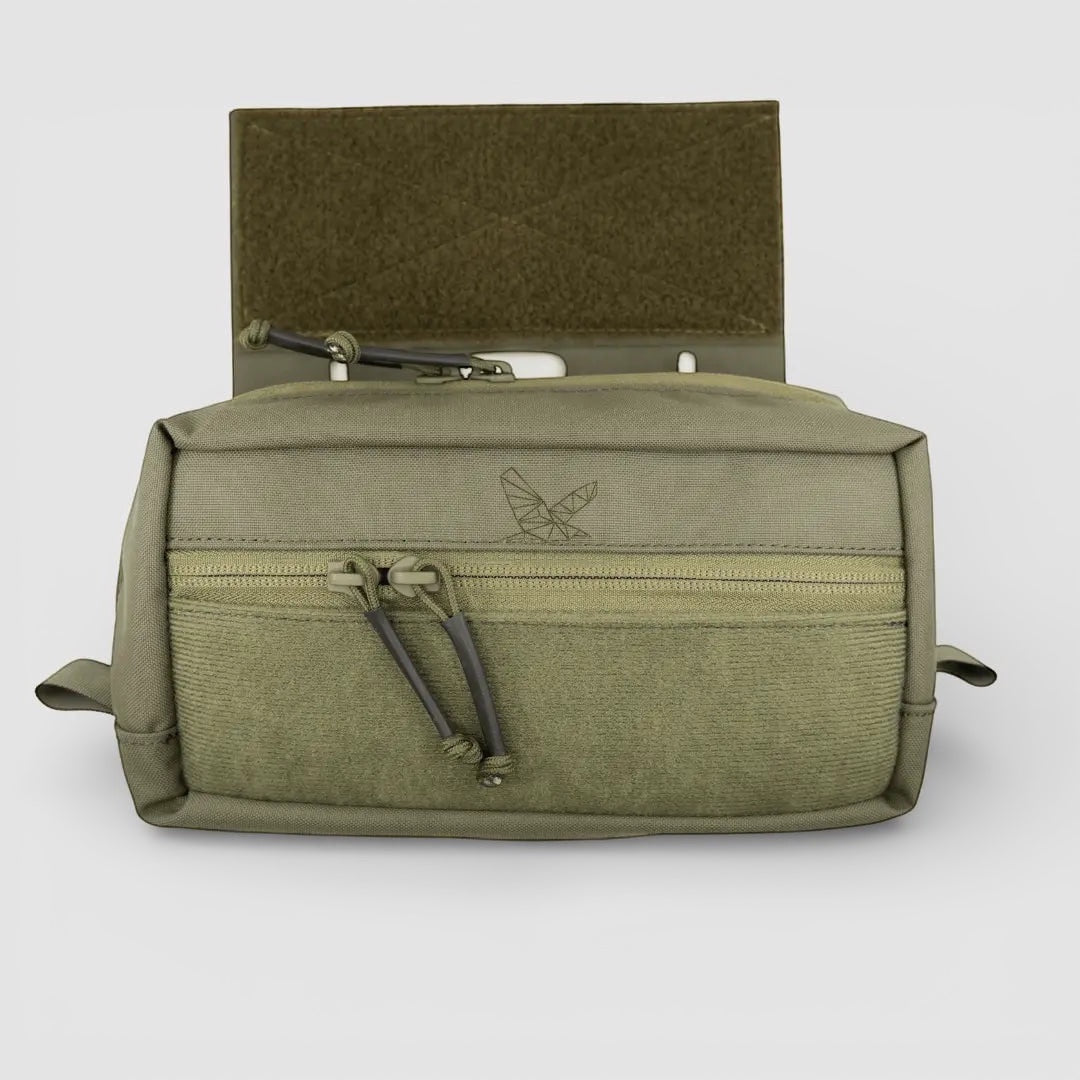 X-RAY DANGLER POUCH | NIGHT HERON