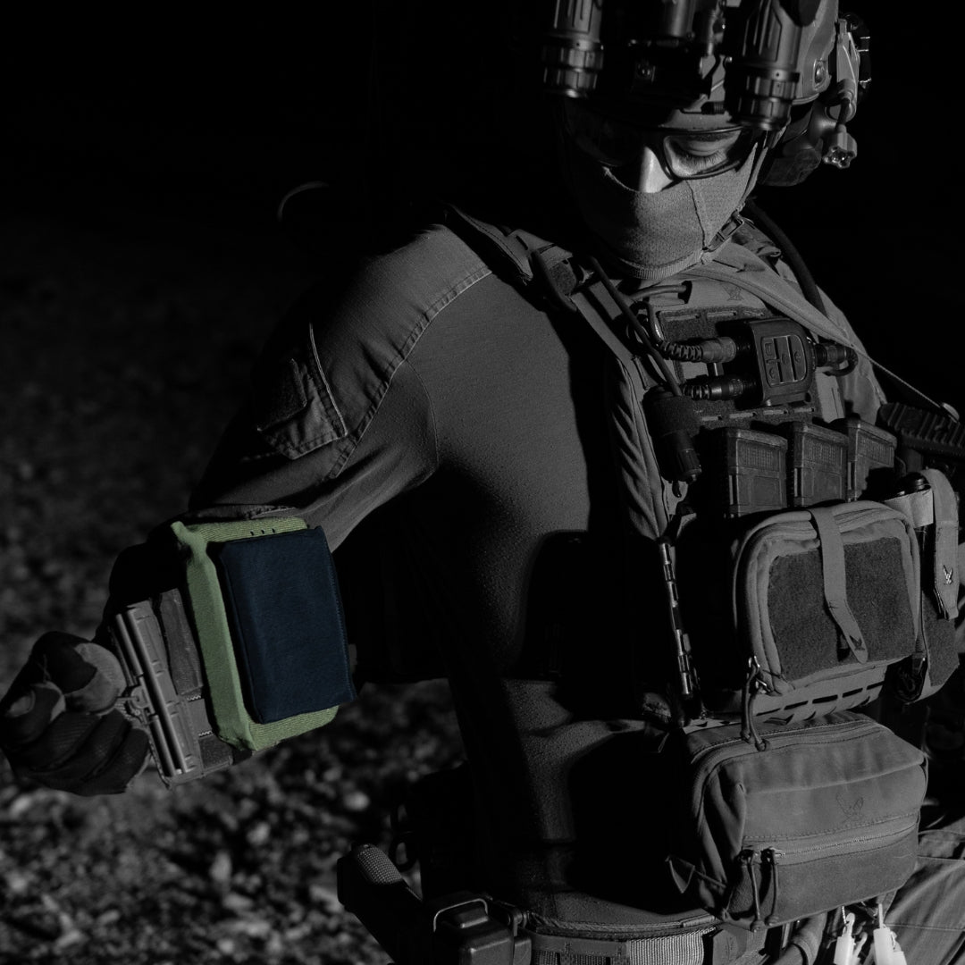 X-RAY SIDE PLATE PLATE POUCHE SET Night Heron