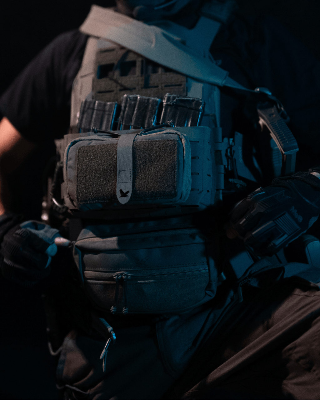 X-RAY DANGLER POUCH - Night Heron