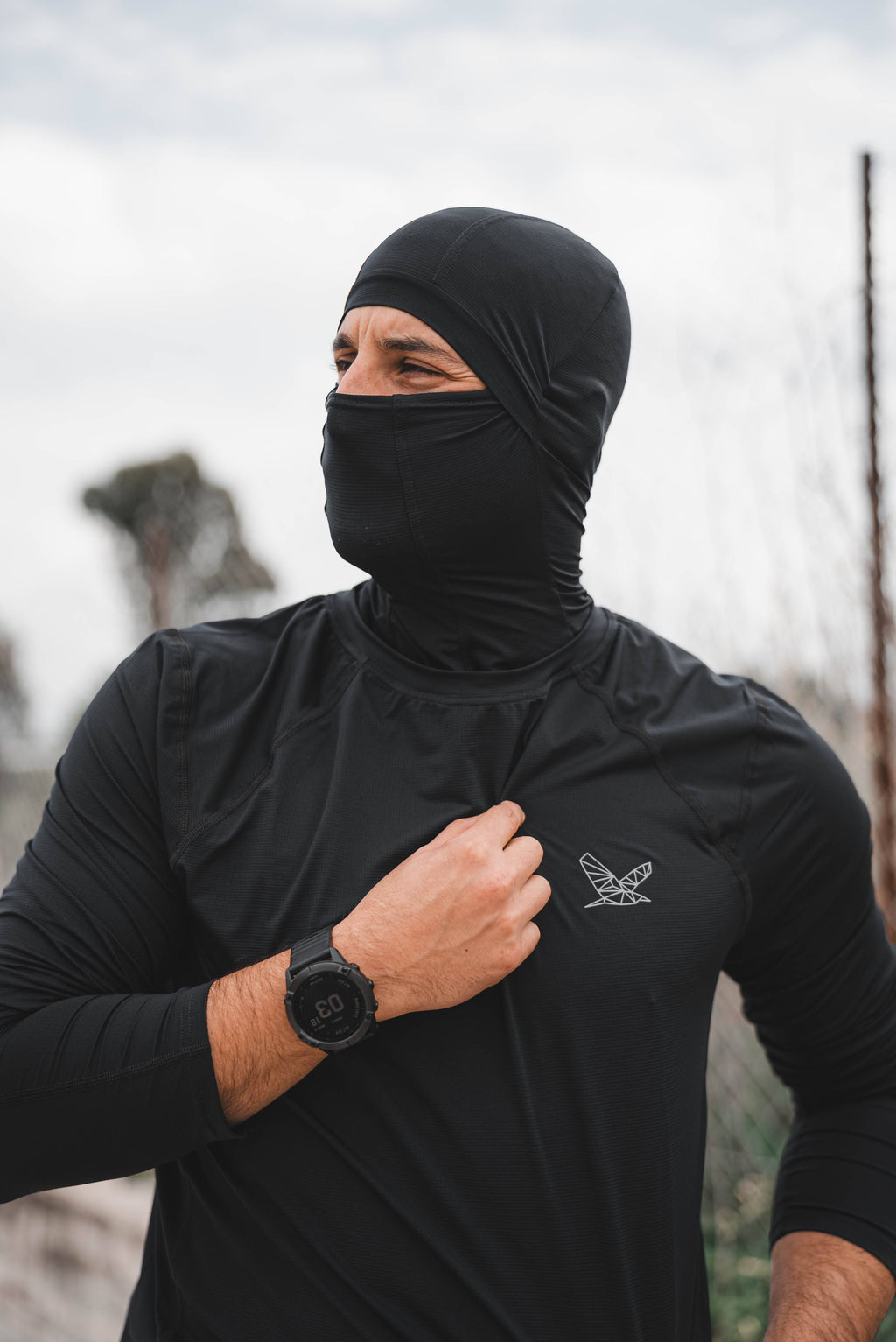 ALPHA T-SHIRT LS - Night Heron